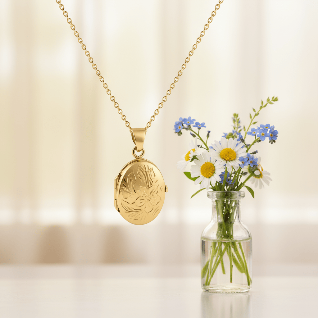 Gold Locket Urns