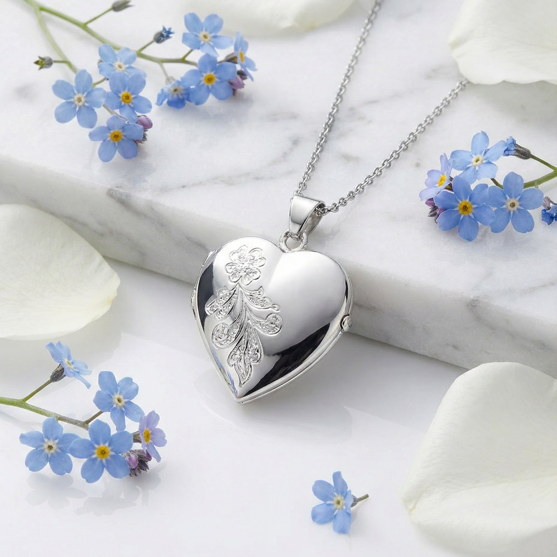 Silver Locket Urns
