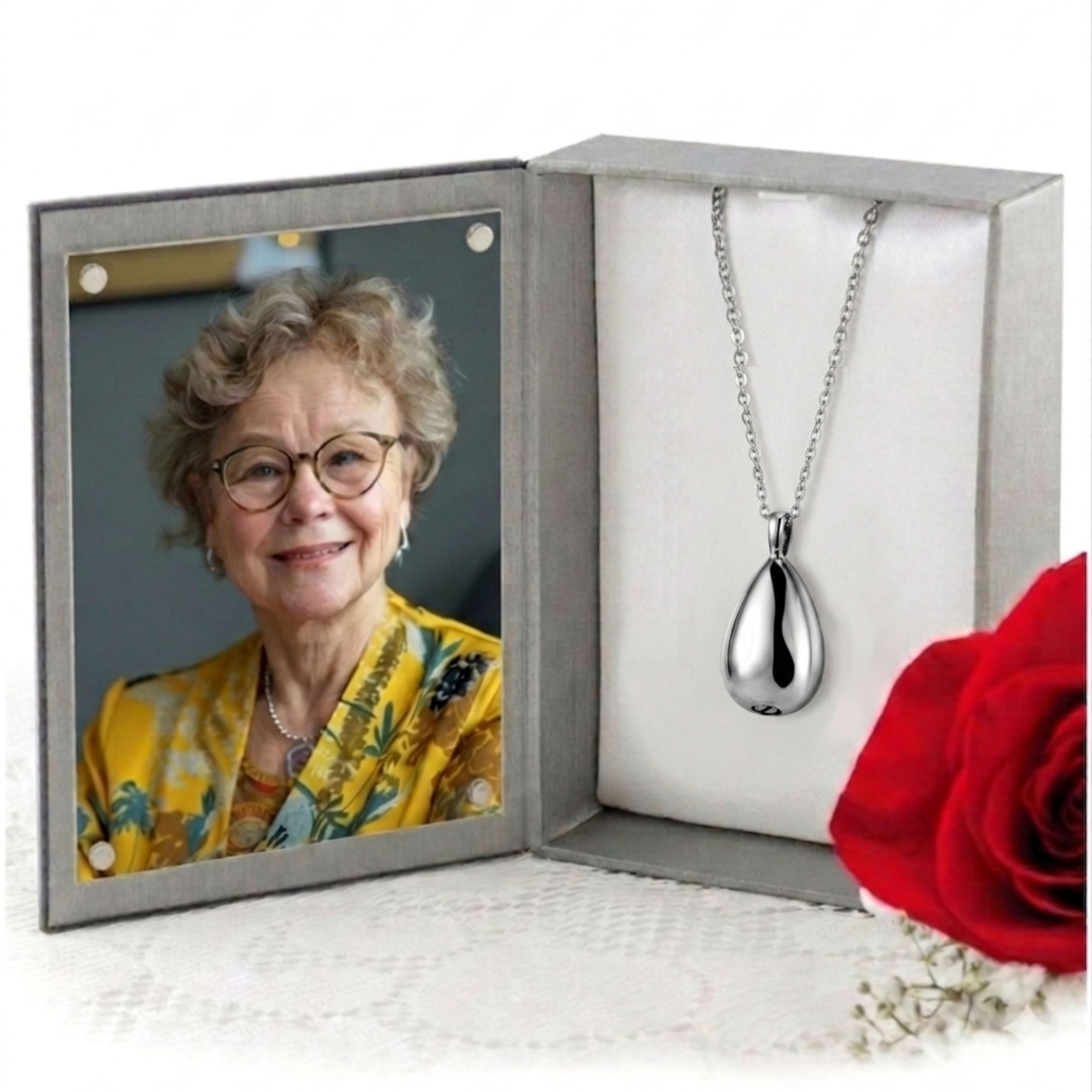 Cara Keepsakes Stainless Steel Stainless Steel Teardrop Urn