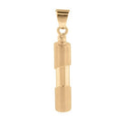 Cara Keepsakes Gold Pendant Urns Gold Cylinder Pendant Urn (10K)