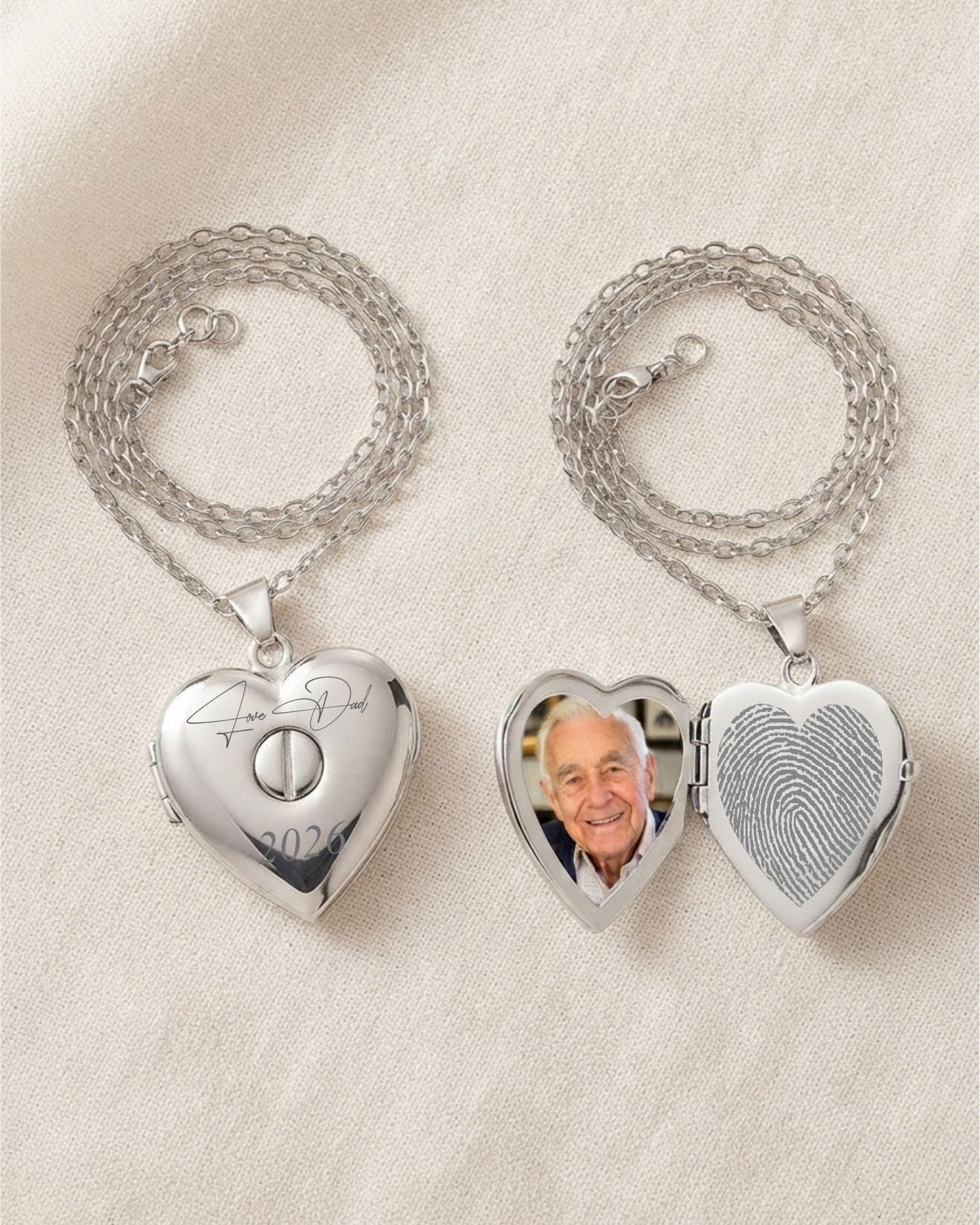 Cara Keepsakes Silver Locket Urns Angel Heart Locket Urn