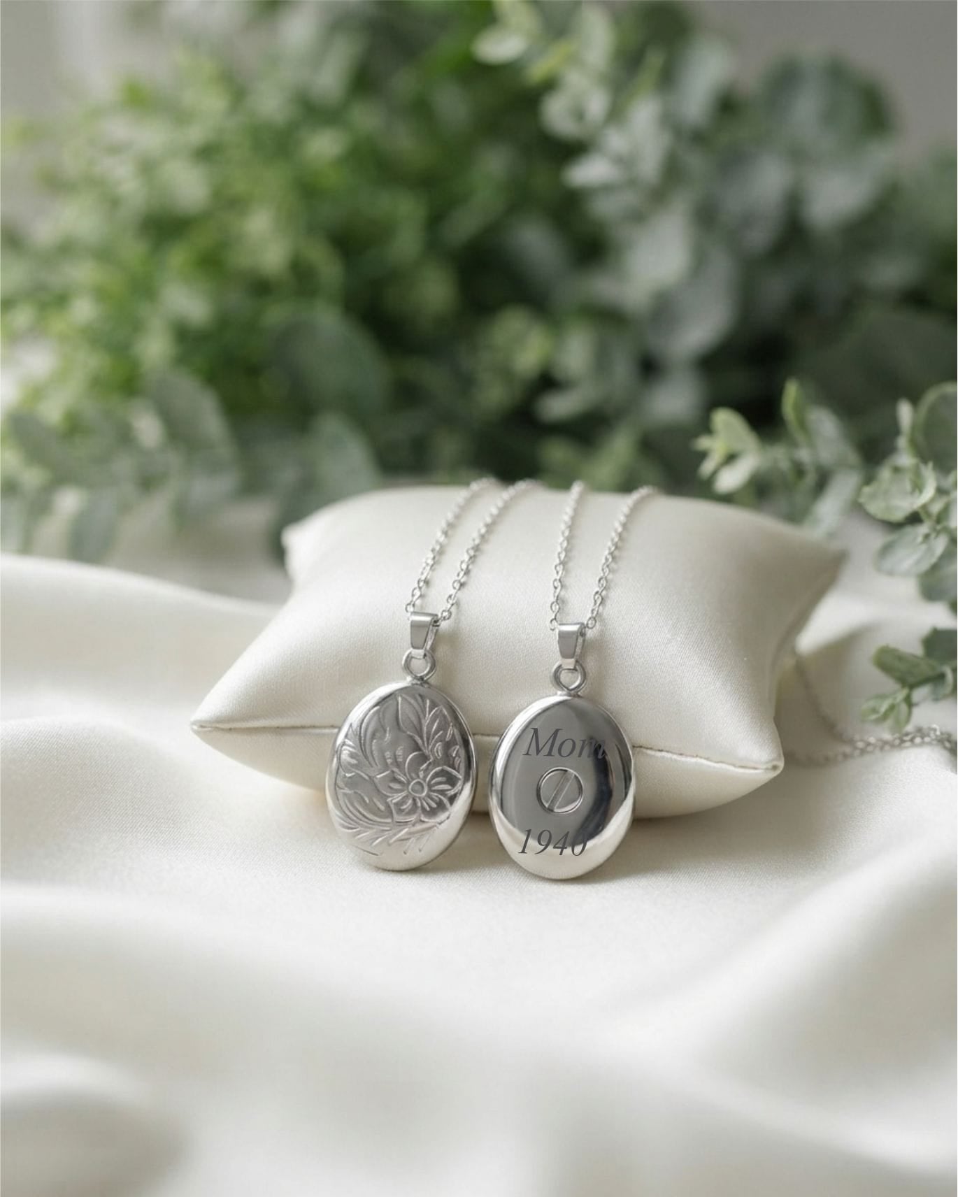 Cara Keepsakes Silver Pendant Urns 'Wildflower' Pendant Urn