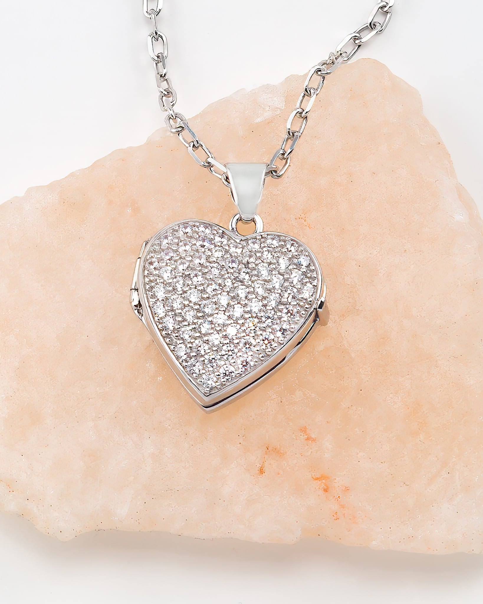 Cara Keepsakes Silver Locket Urns Eternal Light Locket Urn