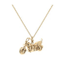 Cara Keepsakes Gold Pendant Urns Gold Motorcycle Pendant Urn (10K)