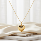 Cara Keepsakes Gold Pendant Urns Gold Heart Pendant Urn (10K)