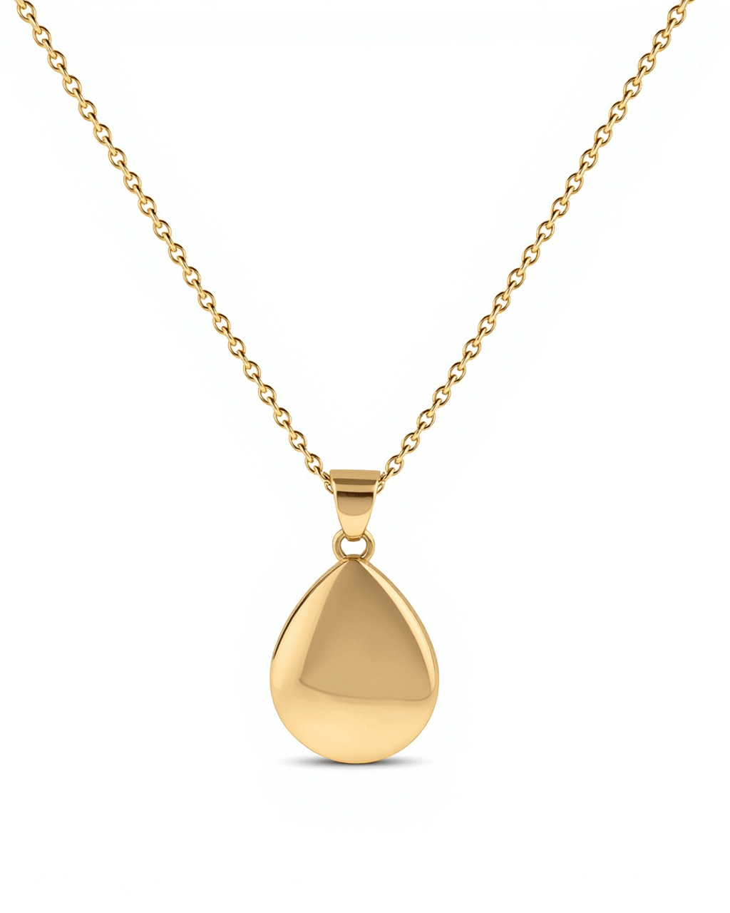 Cara Keepsakes Gold Pendant Urns Gold Teardrop Pendant Urn (10K)