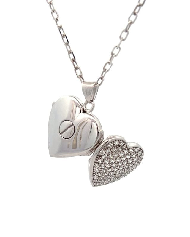 Cara Keepsakes Silver Locket Urns Eternal Light Locket Urn