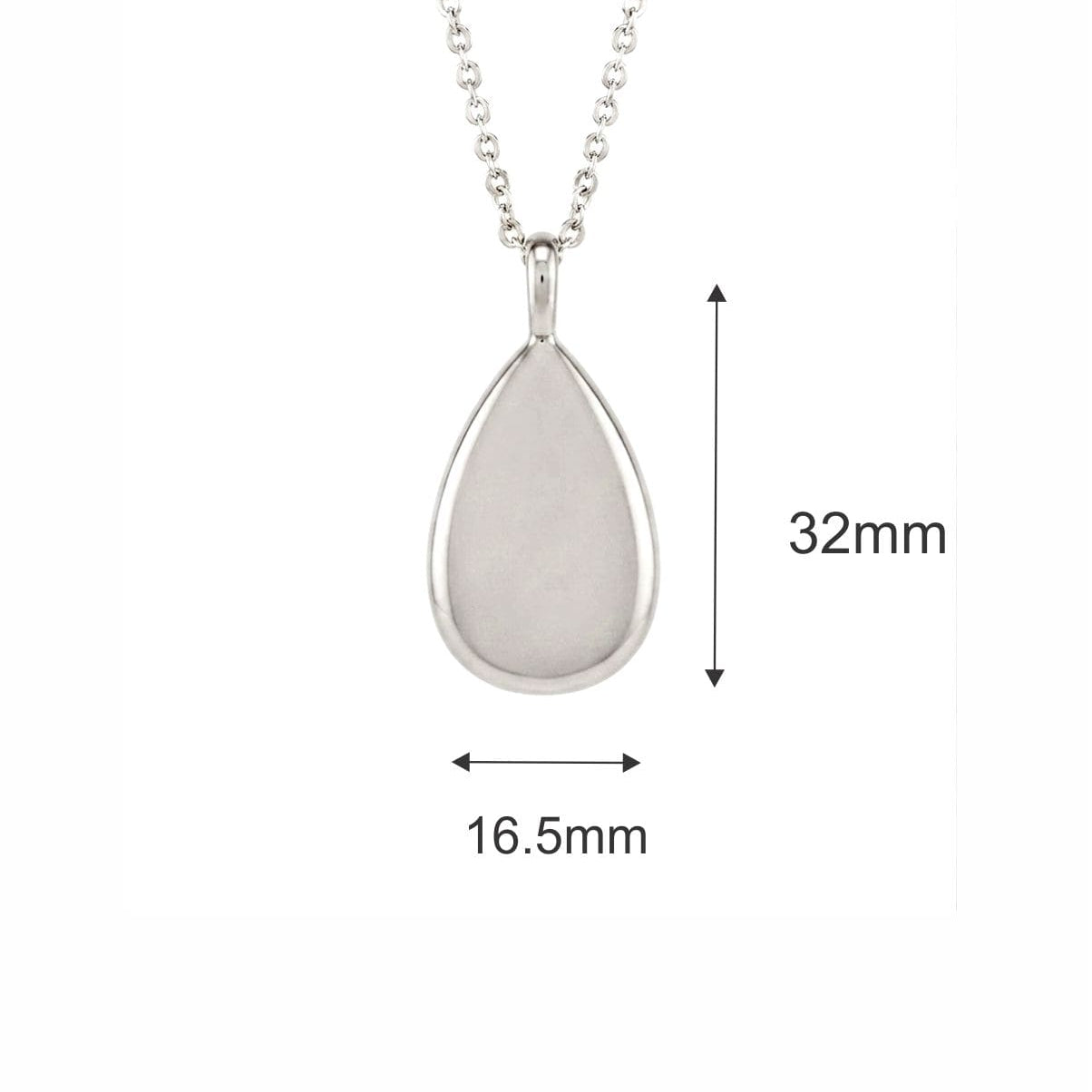 Cara Keepsakes Stainless Steel Stainless Steel Teardrop Urn