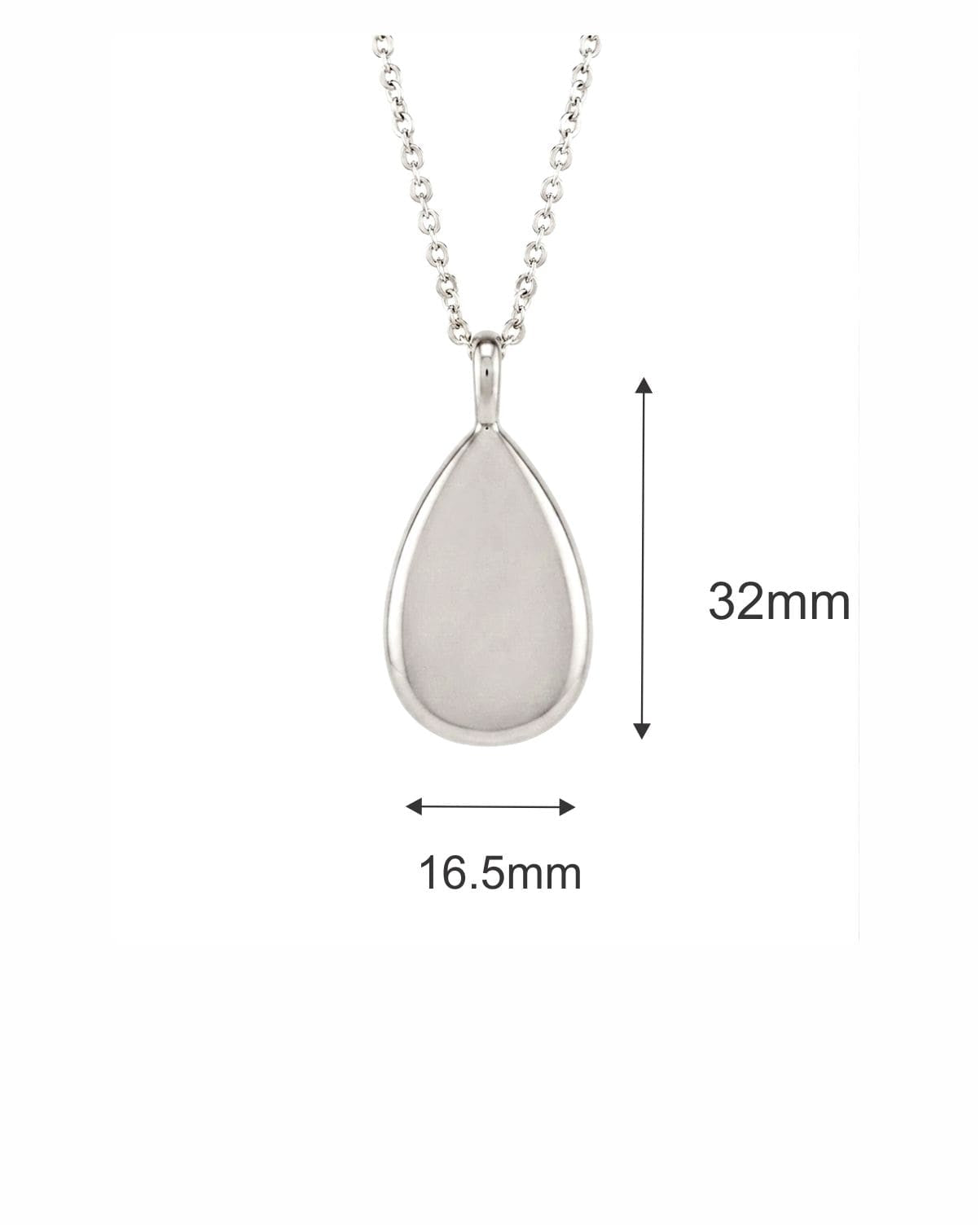 Cara Keepsakes Stainless Steel Stainless Steel Teardrop Urn