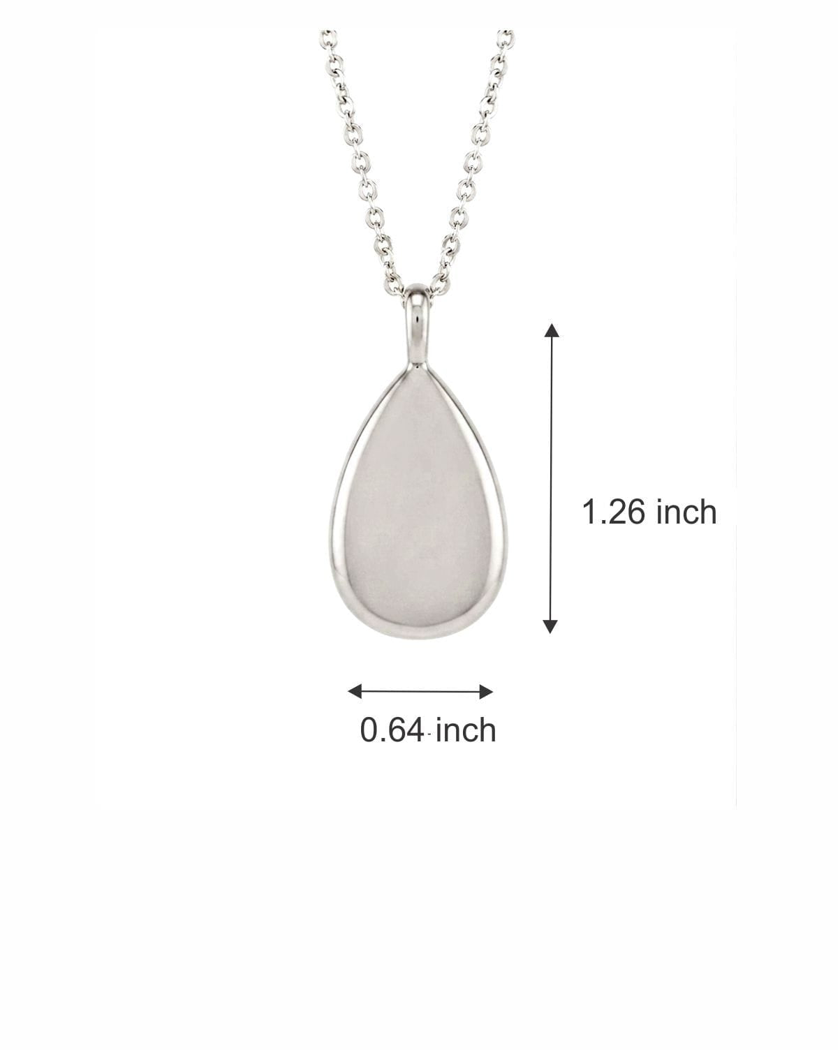 Cara Keepsakes Stainless Steel Stainless Steel Teardrop Urn