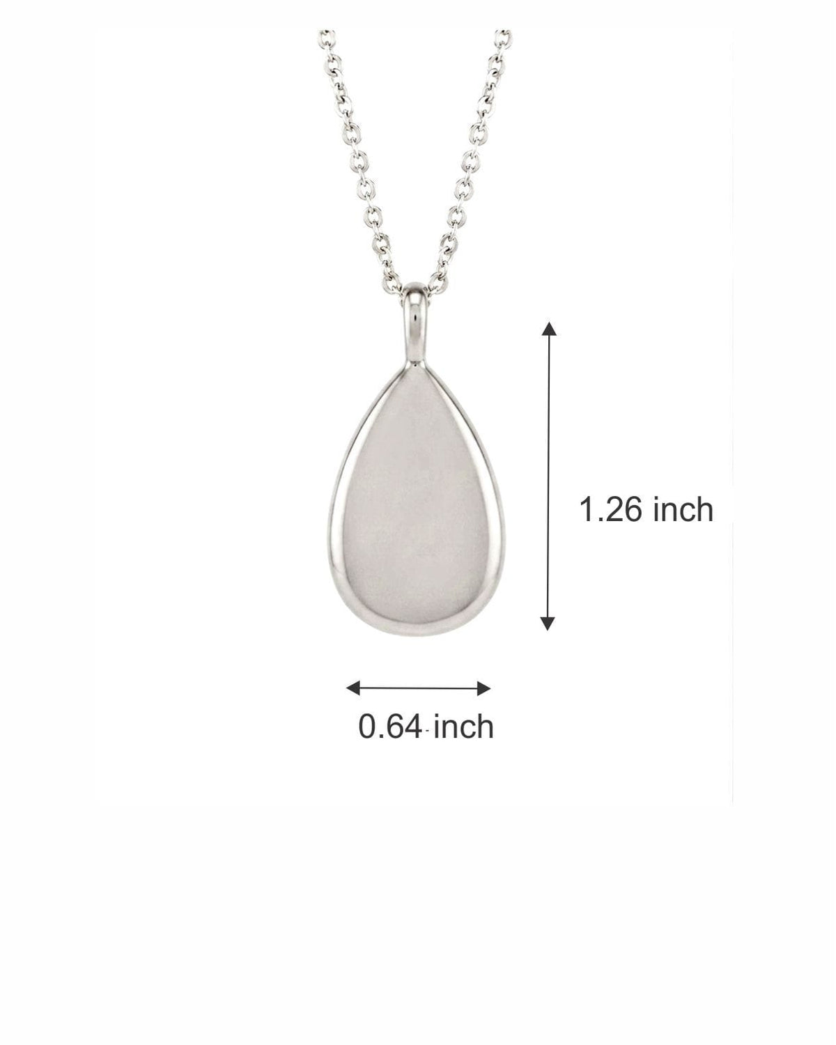 Cara Keepsakes Stainless Steel Stainless Steel Teardrop Urn