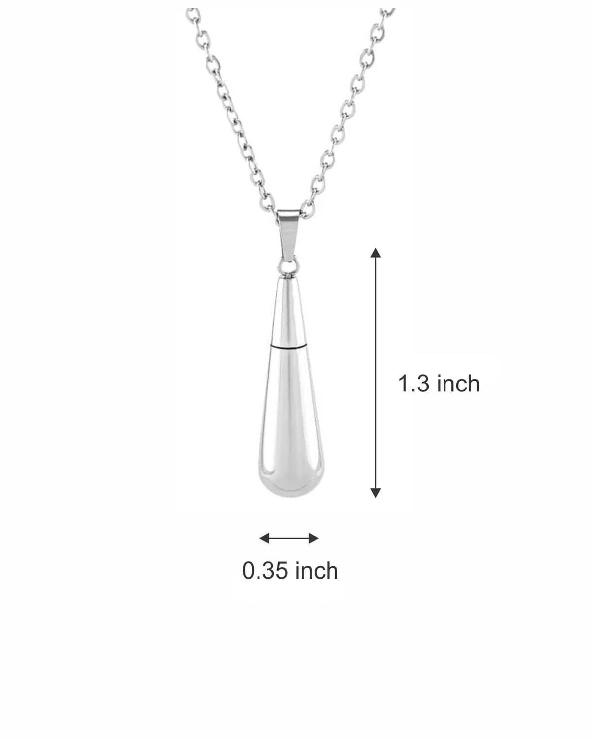 Cara Keepsakes Stainless Steel Stainless Steel Raindrop Urn