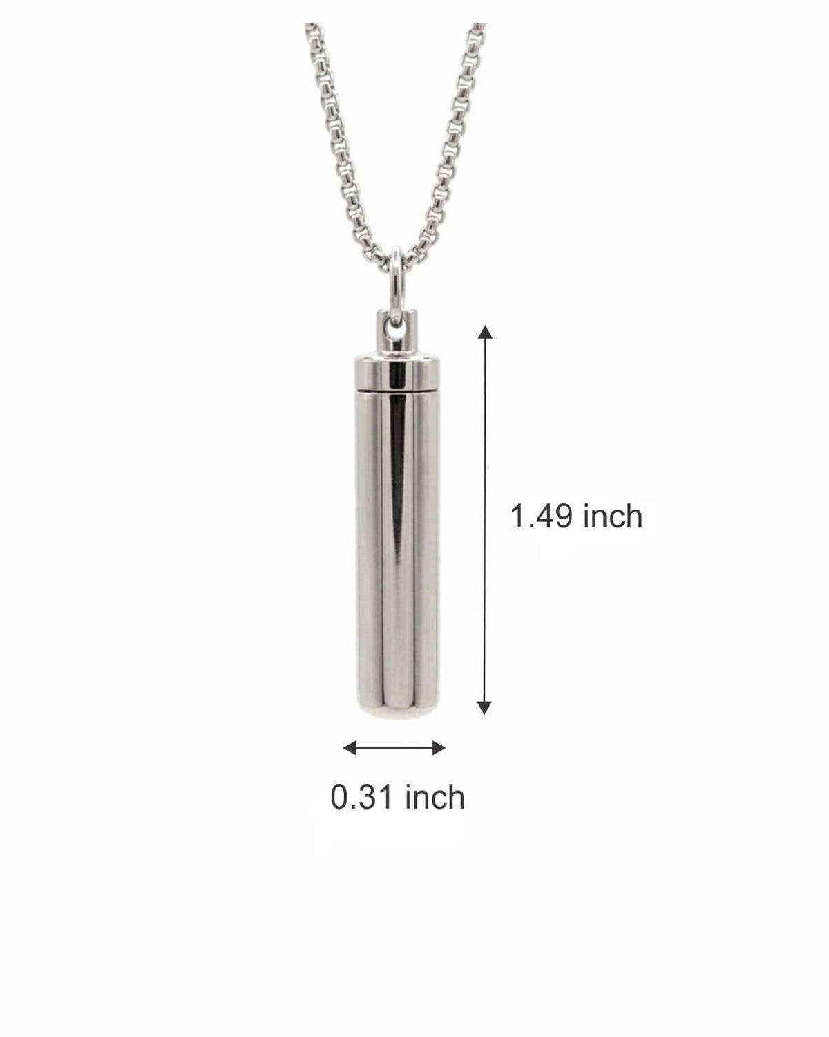 Cara Keepsakes Stainless Steel Stainless Steel Paw Print Cylinder Urn