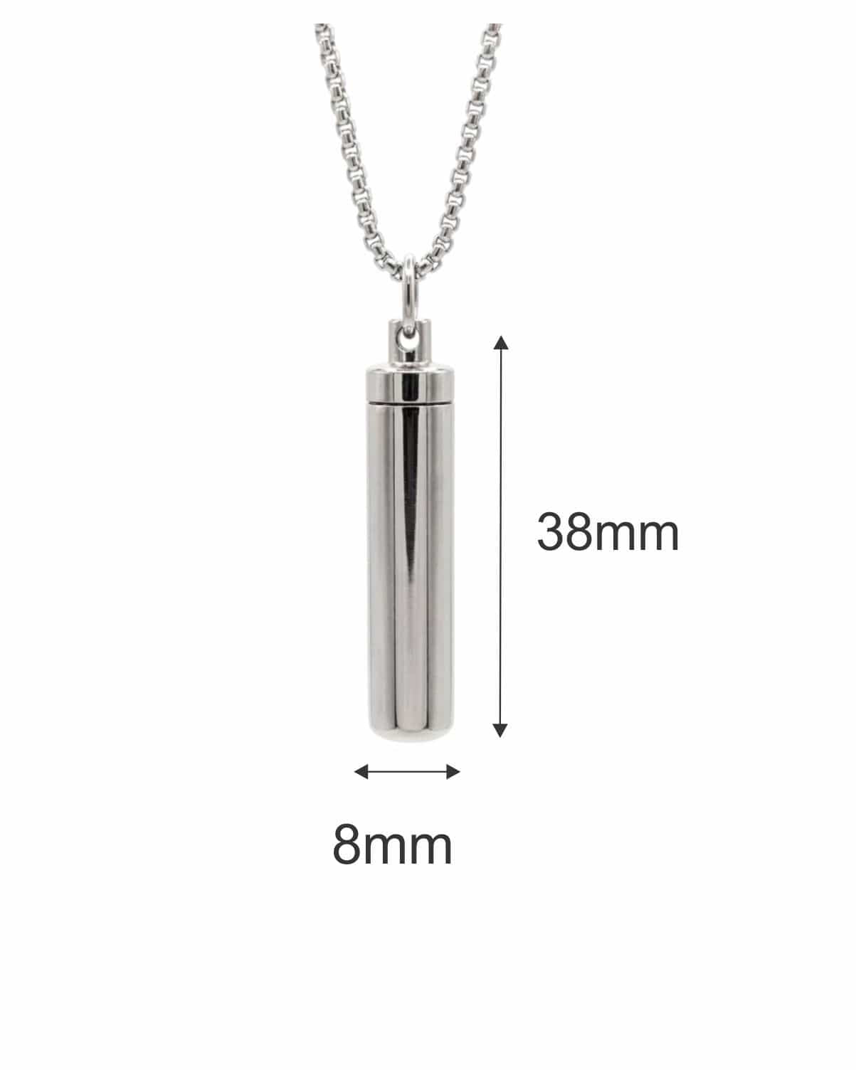 Cara Keepsakes Stainless Steel Stainless Steel Cylinder Urn