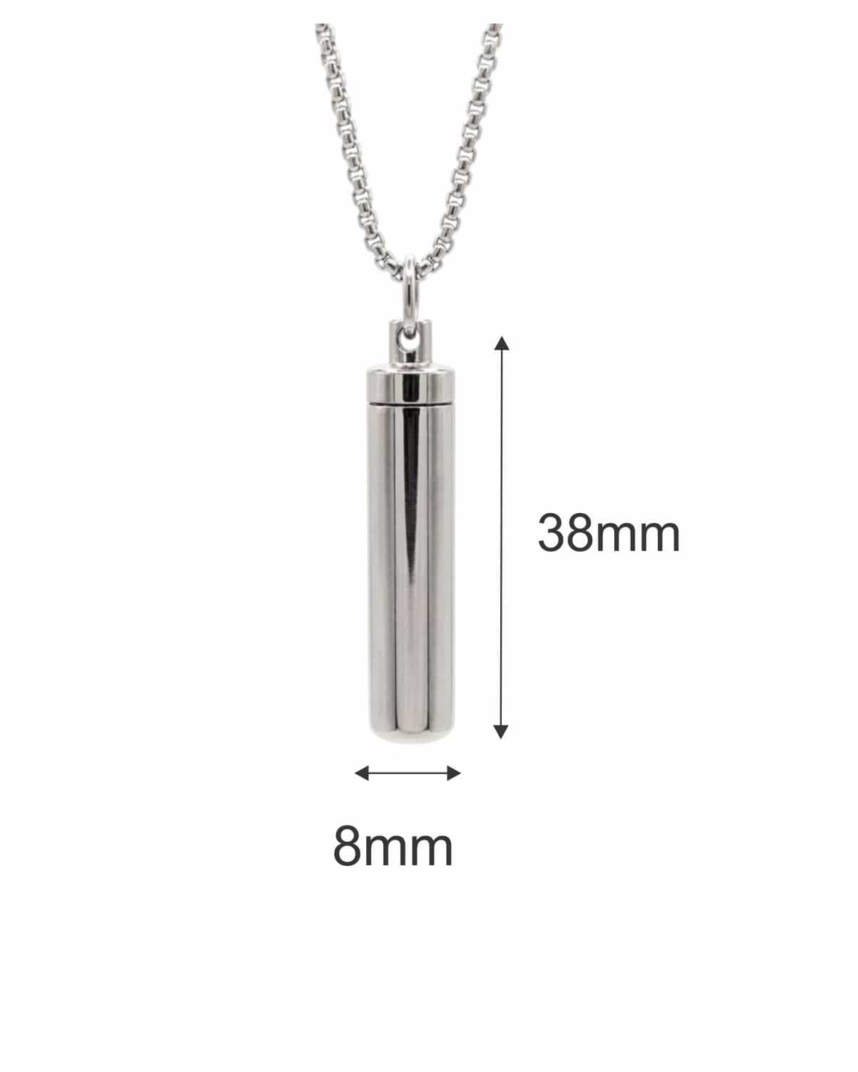 Cara Keepsakes Stainless Steel Stainless Steel Cylinder Urn