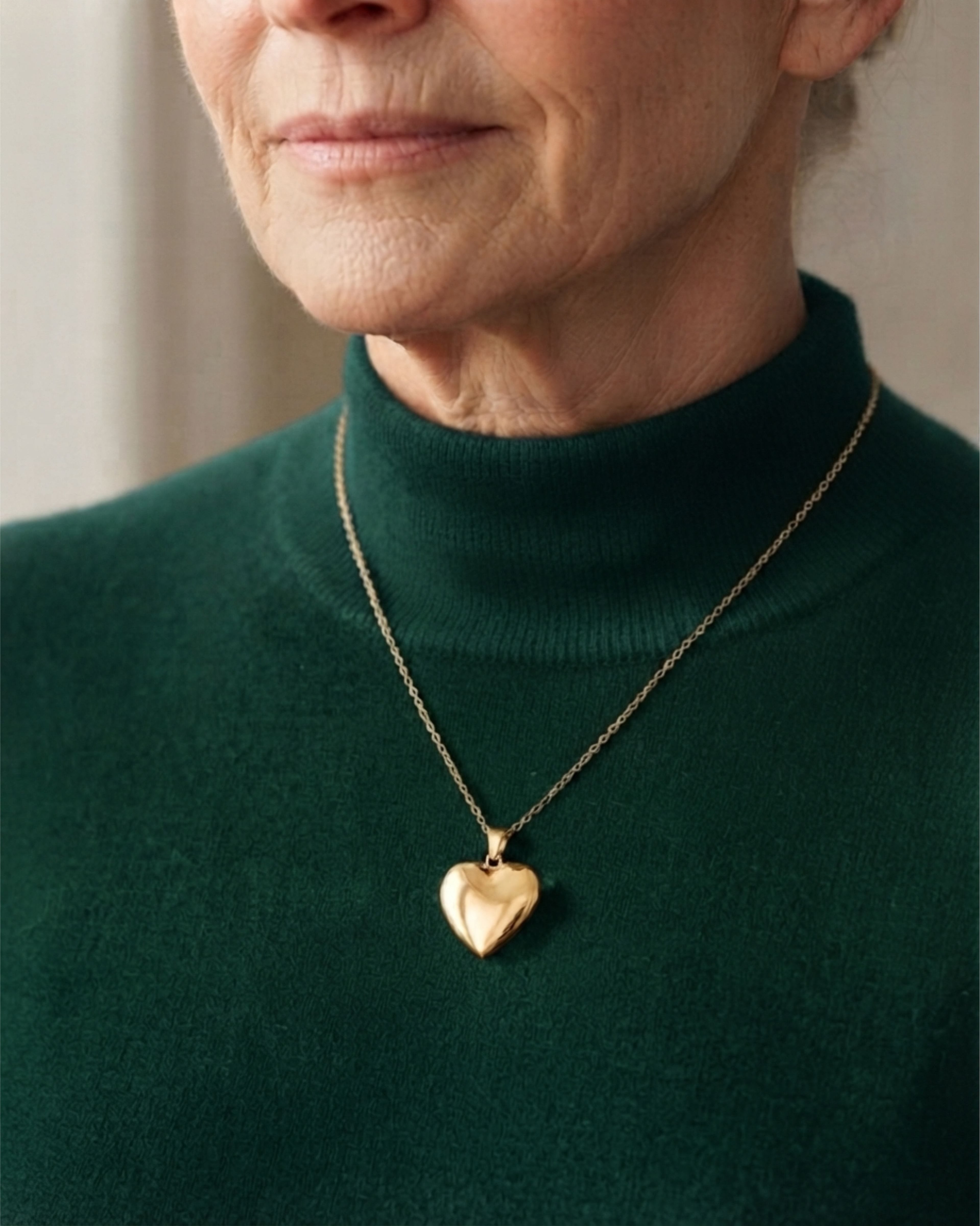 Cara Keepsakes Gold Pendant Urns Gold Heart Pendant Urn (10K)