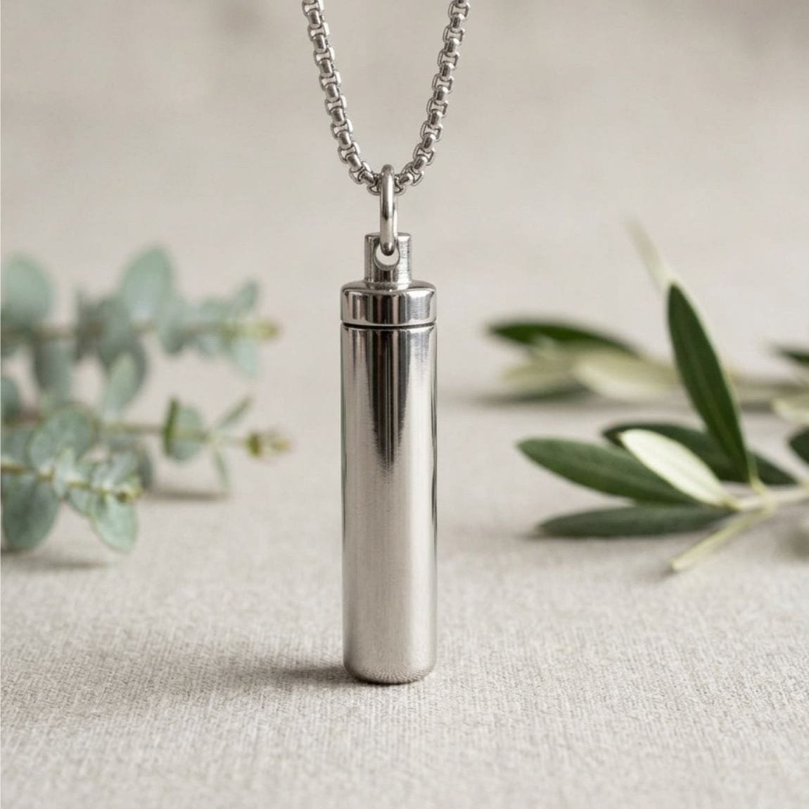 Cara Keepsakes Stainless Steel Stainless Steel Cylinder Urn