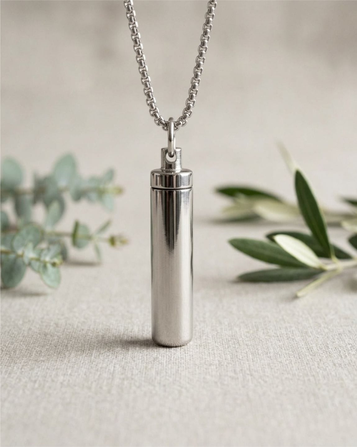 Cara Keepsakes Stainless Steel Stainless Steel Cylinder Urn