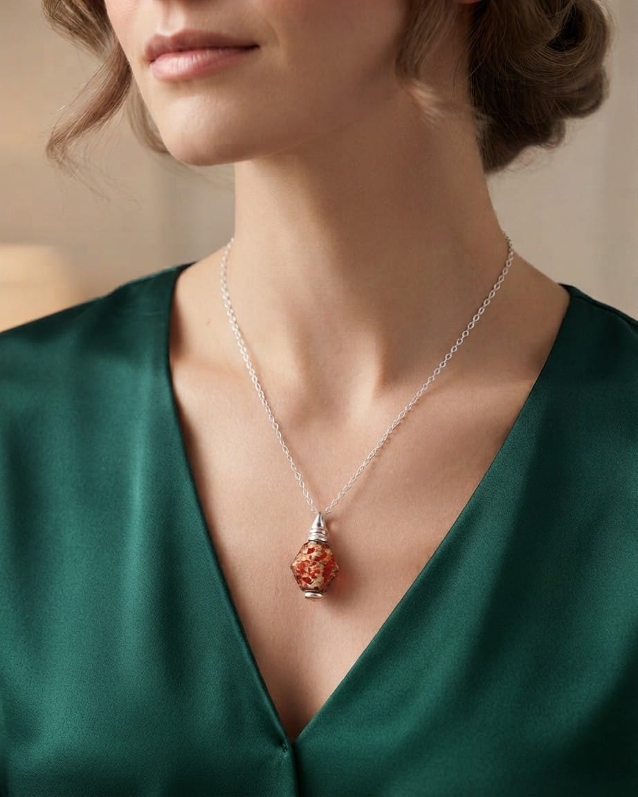 Cara Keepsakes Murano Glass Pendant Urns Murano Glass Pendant Urn - 'Beloved'