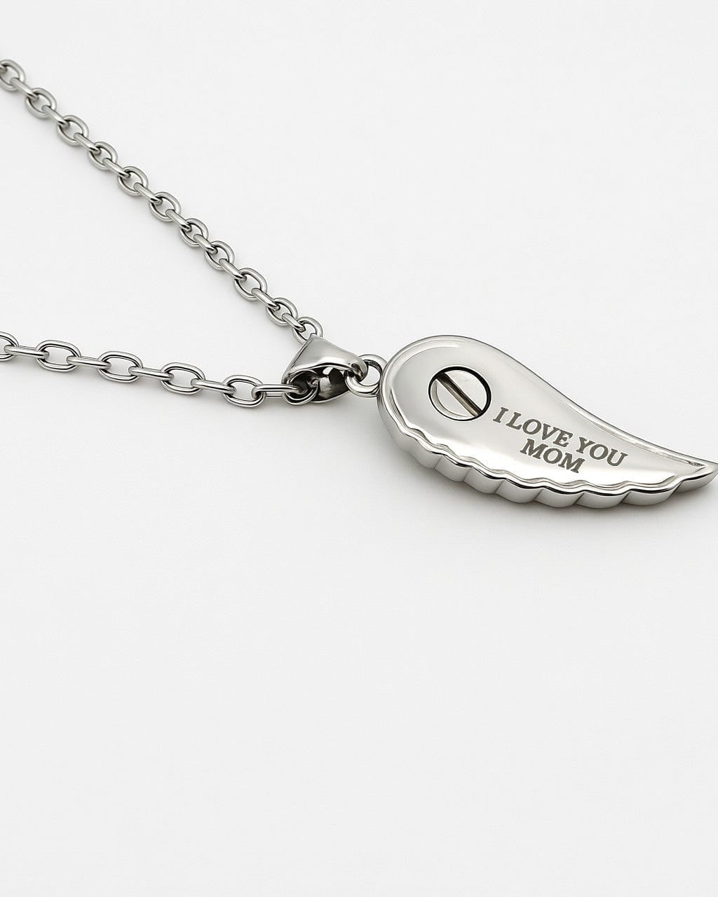 Cara Keepsakes Silver Pendant Urns Silver Guardian Angel Pendant Urn