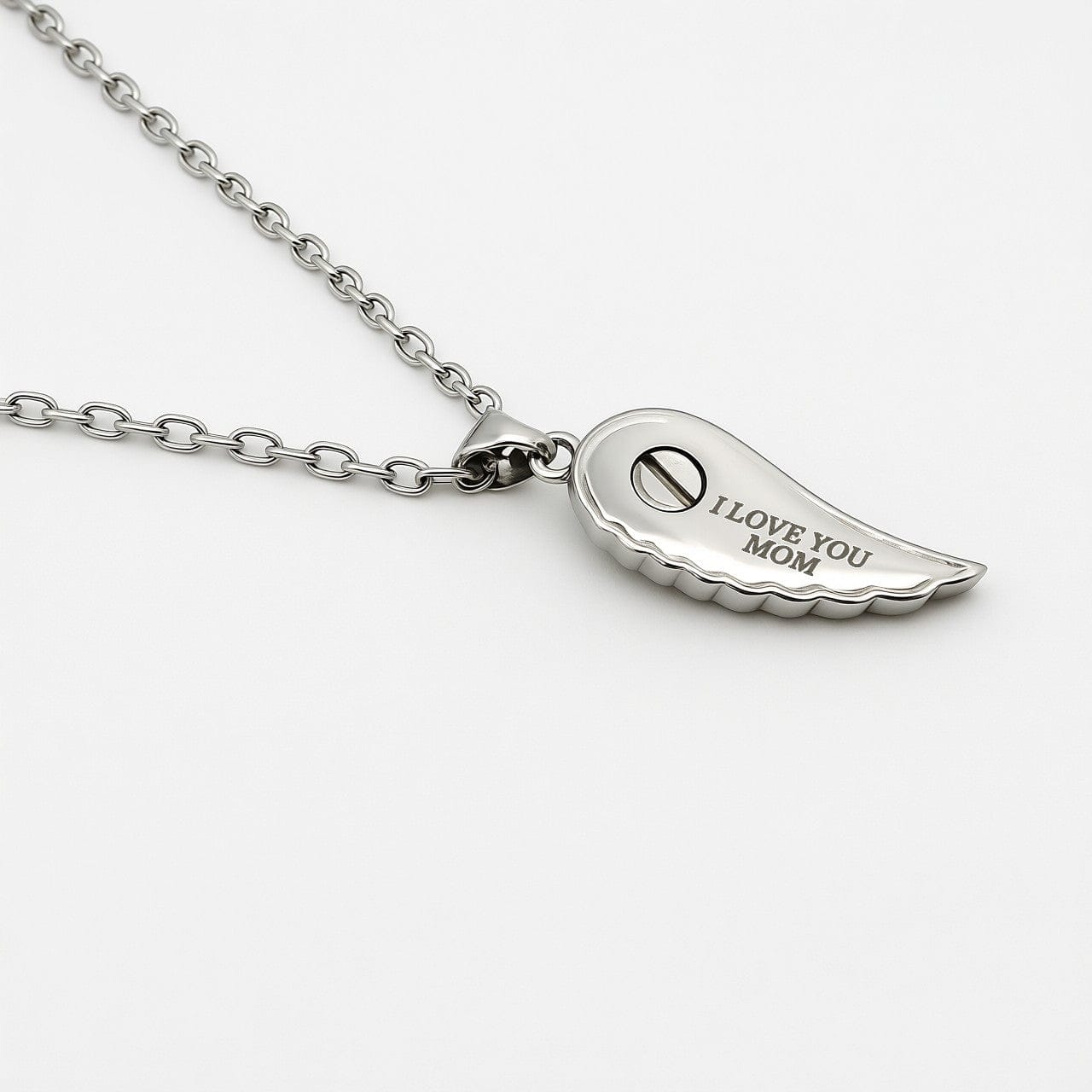 Cara Keepsakes Silver Pendant Urns Silver Guardian Angel Pendant Urn