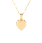 Cara Keepsakes Gold Pendant Urns Small Gold Heart Pendant Urn (10K)