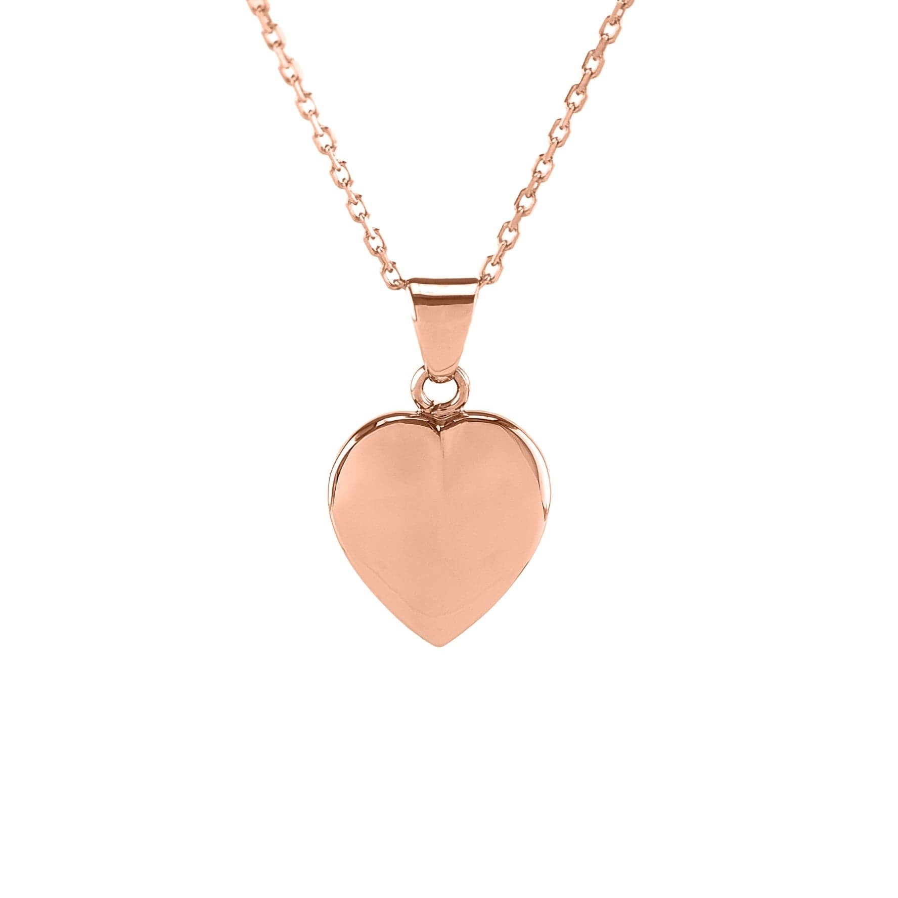 Cara Keepsakes Gold Pendant Urns Small Gold Heart Pendant Urn (10K)