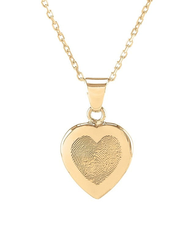 Cara Keepsakes Gold Pendant Urns Small Gold Heart Pendant Urn (10K)