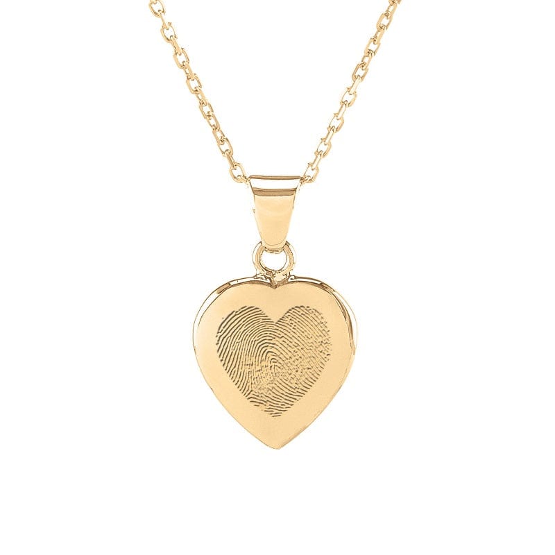 Cara Keepsakes Gold Pendant Urns Small Gold Heart Pendant Urn (10K)