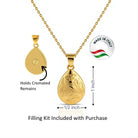 Cara Keepsakes Gold Pendant Urns 'Poppy' Teardrop Pendant Urn (10K)
