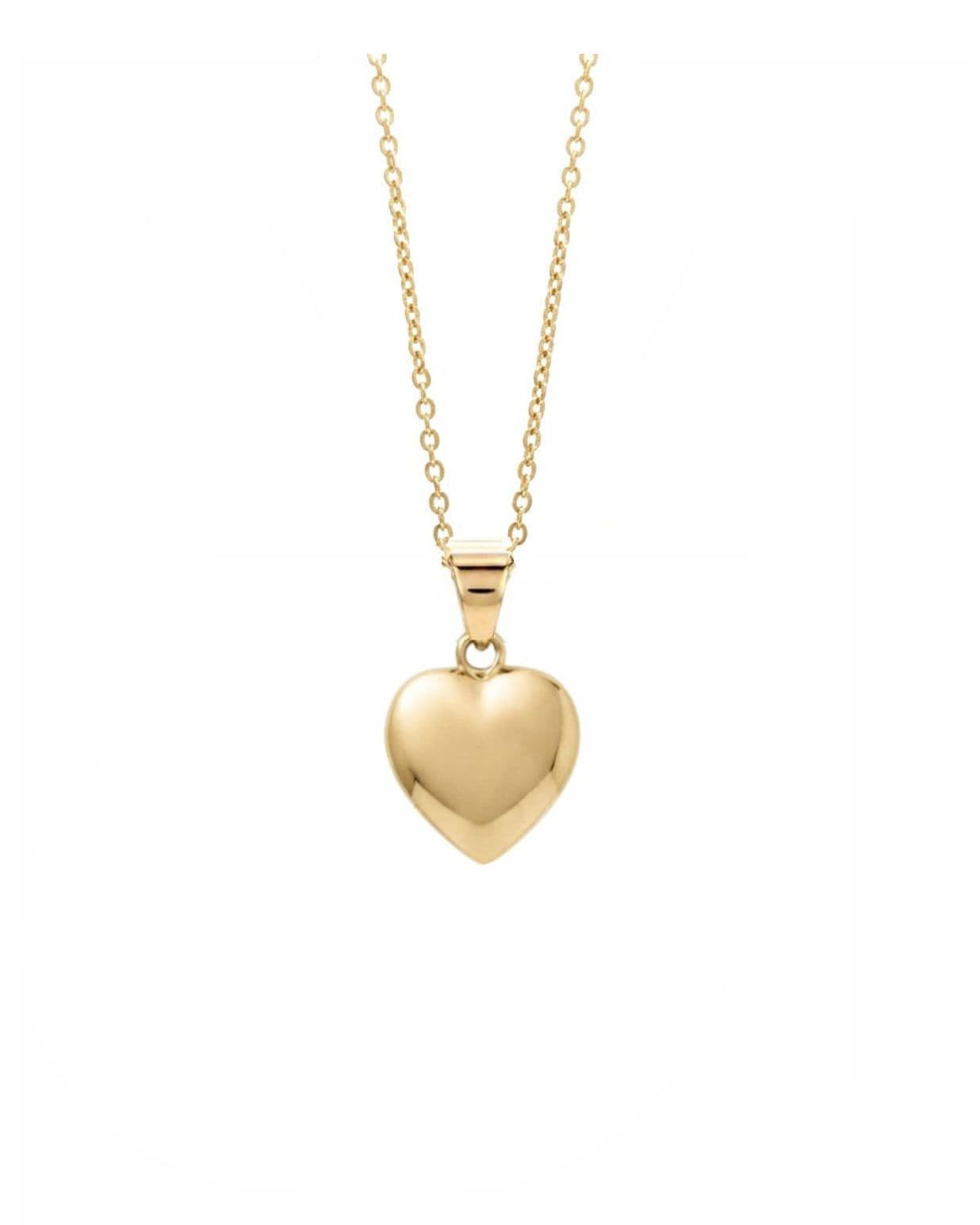 Cara Keepsakes Gold Pendant Urns Small Gold Heart Pendant Urn (10K)