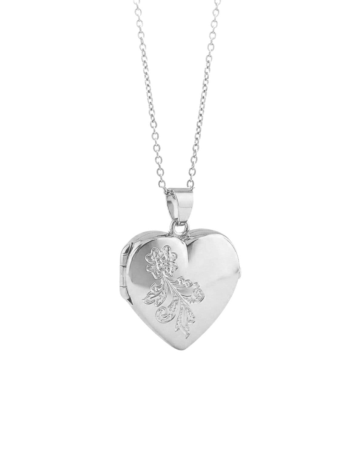 Cara Keepsakes Gold Locket Urns White Gold 'Forget Me Not' Locket Urn (14K)