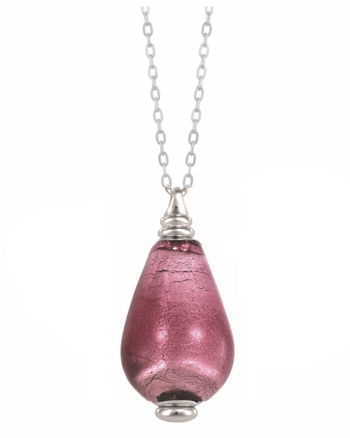 Cara Keepsakes Murano Glass Pendant Urns Murano Glass Pendant Urn - 'Orchid Mist'