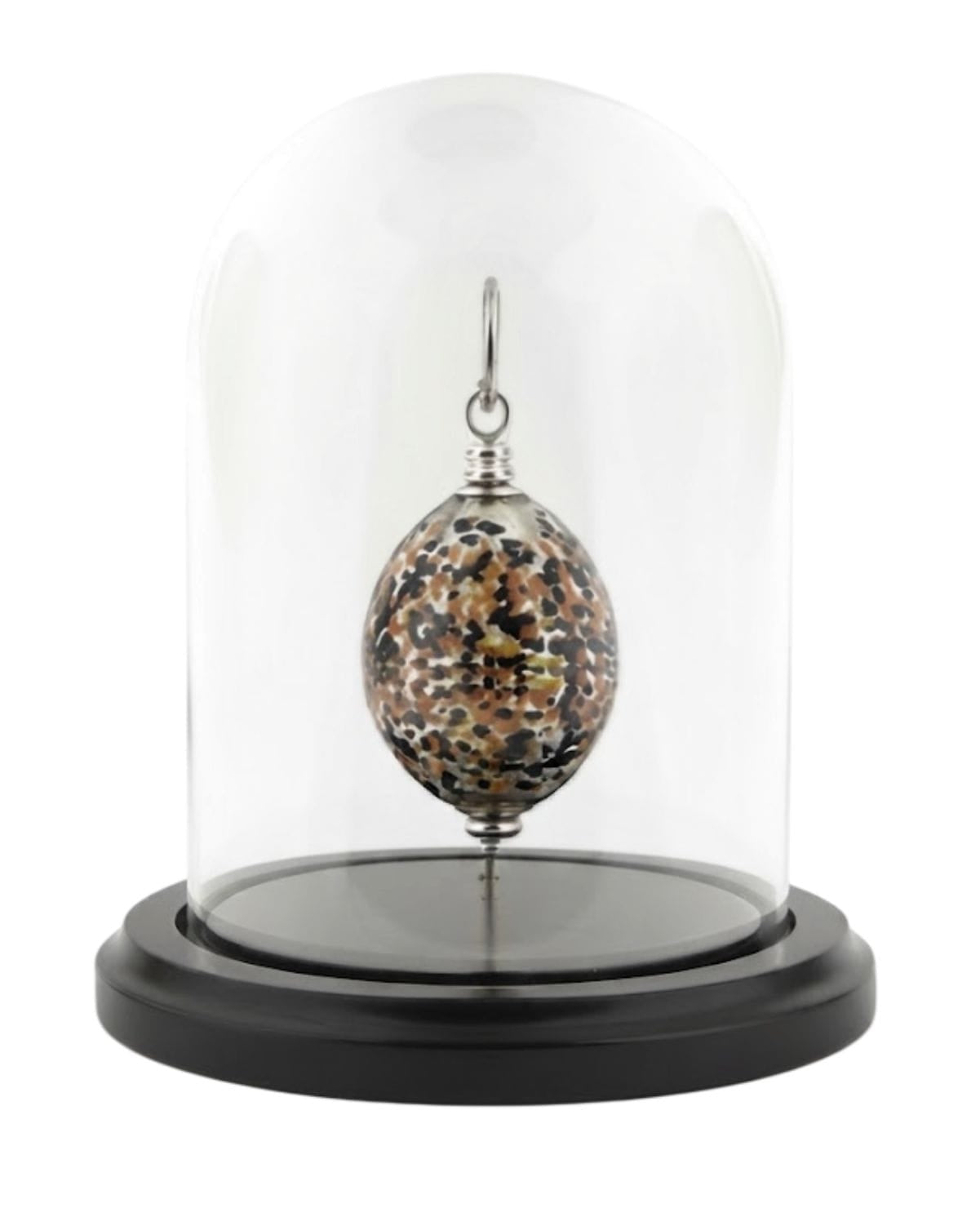 Cara Keepsakes Keepsake Urn Mini Urn with Glass Dome Keepsake Urn - "Everlasting Embrace"