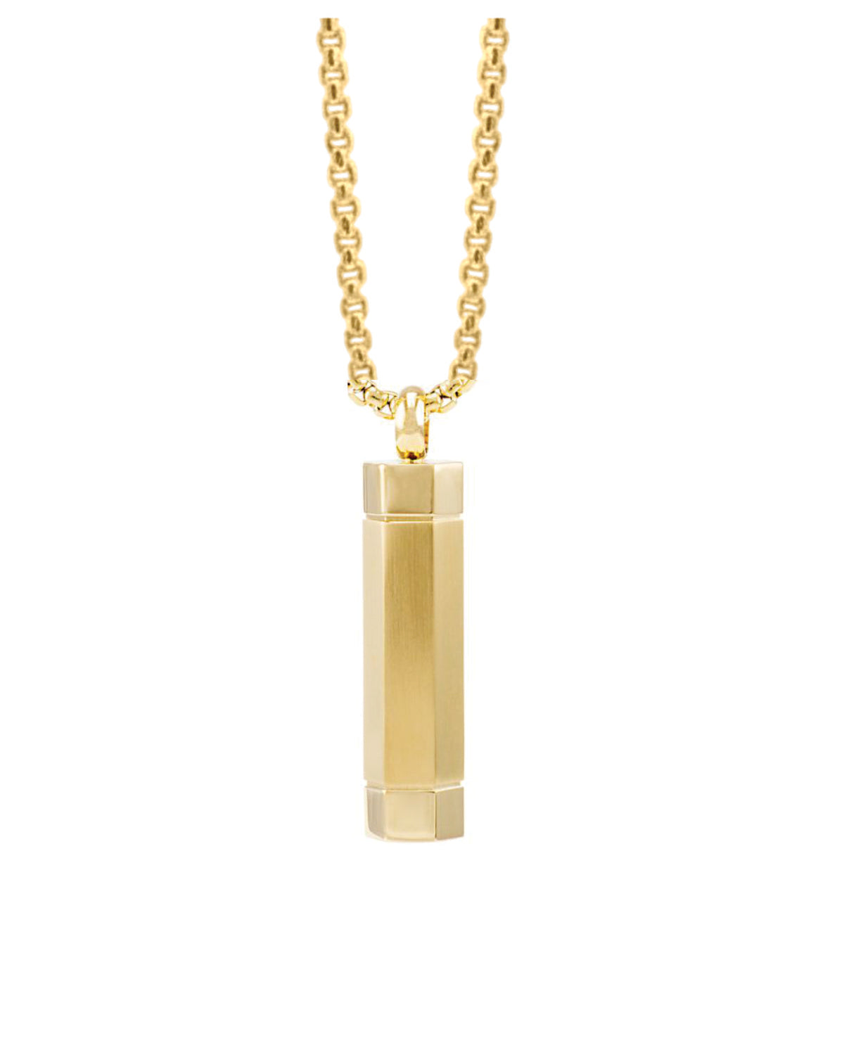 Cara Keepsakes Stainless Steel Gold-Plated Stainless Steel Cylinder