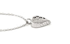 Cara Keepsakes Stainless Steel Stainless Steel Angel Wing Urn with Paw Prints