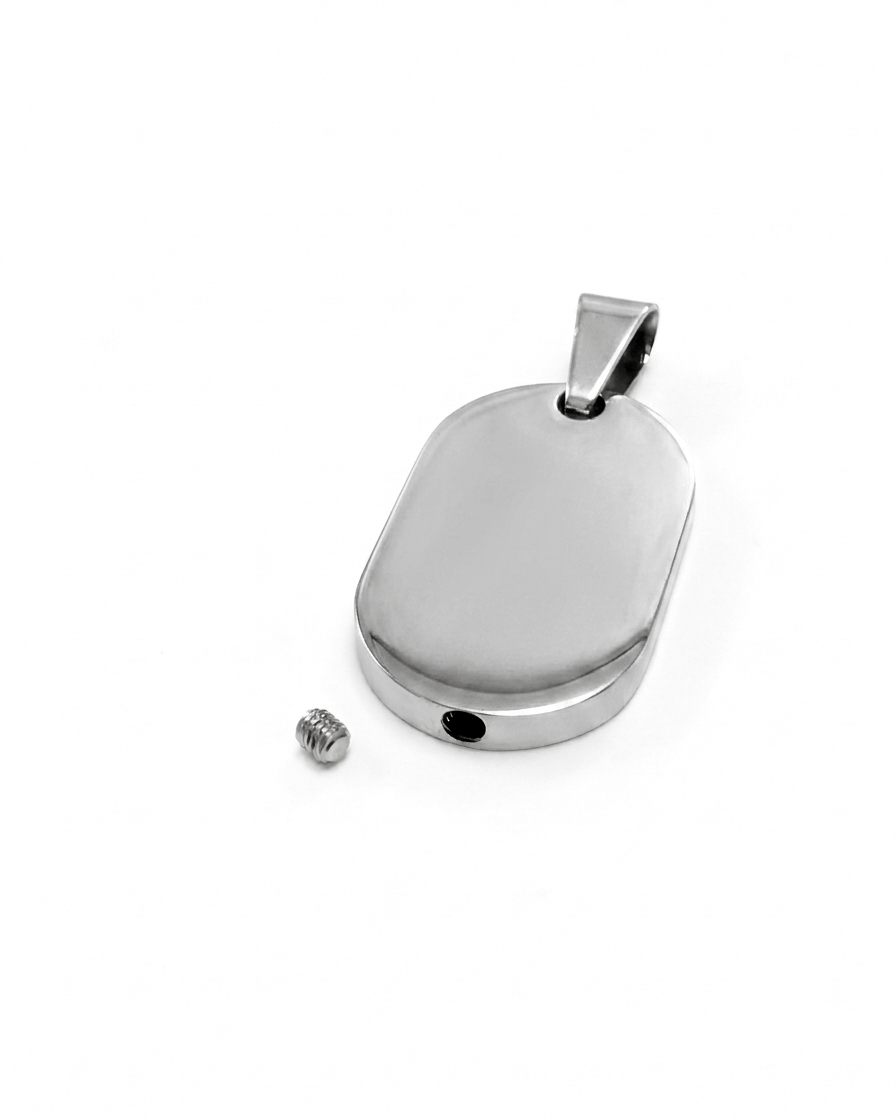 Cara Keepsakes Stainless Steel 'Keeping You Close To My Heart' Tag Urn