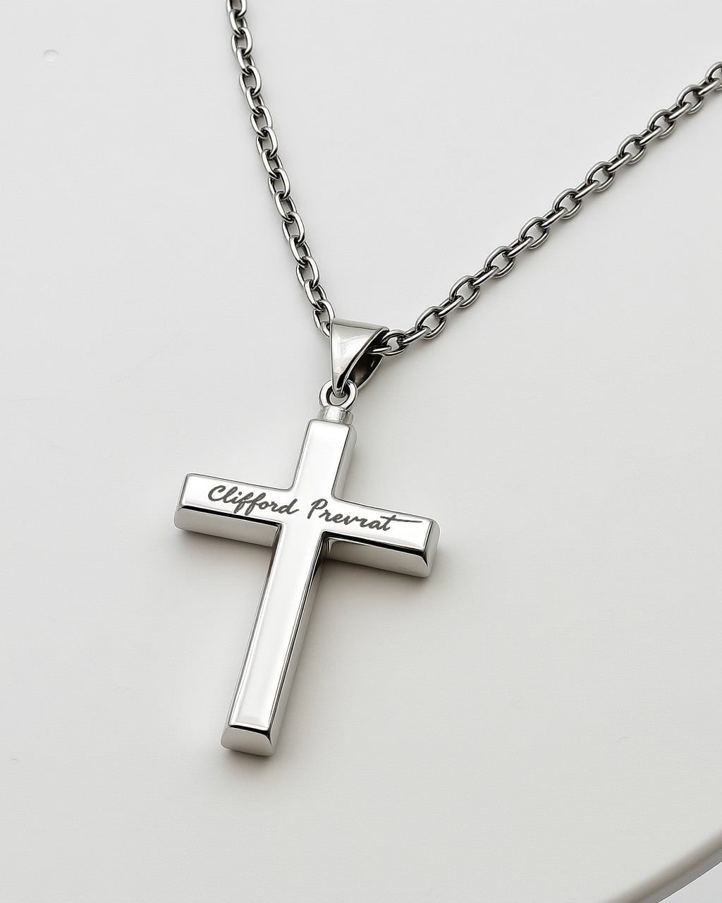 Cara Keepsakes Silver Pendant Urns Cross Pendant Urn