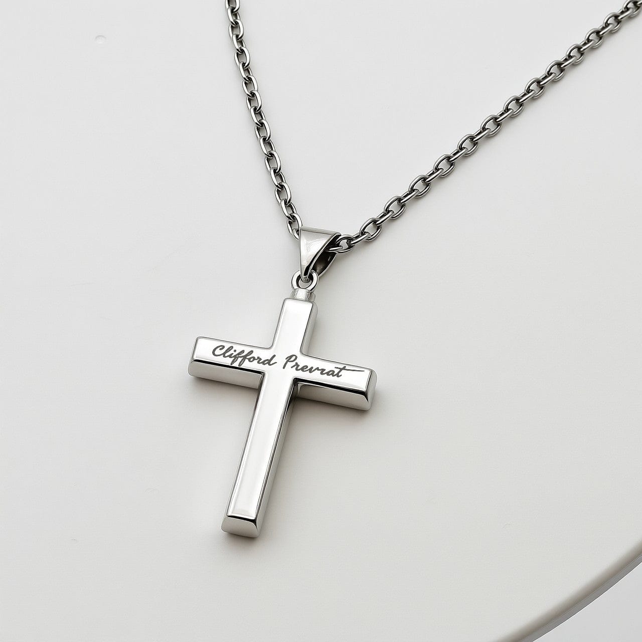 Cara Keepsakes Silver Pendant Urns Cross Pendant Urn