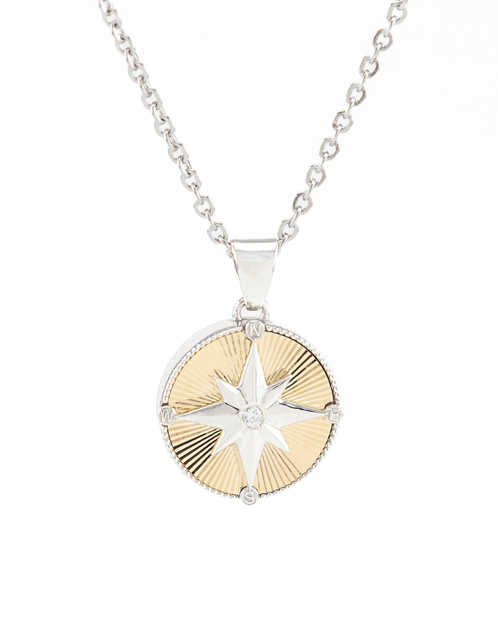 Cara Keepsakes Silver Pendant Urns Silver Compass Pendant Urn
