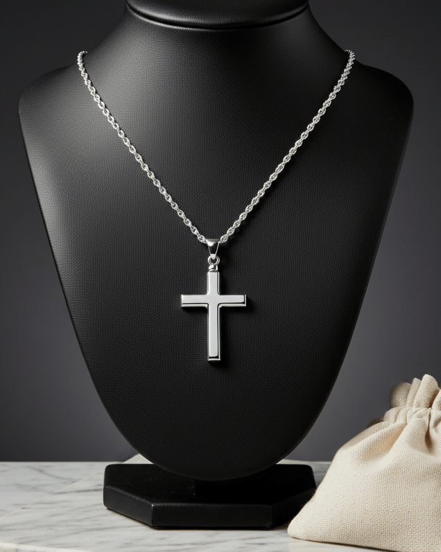 Cara Keepsakes Silver Pendant Urns Cross Pendant Urn