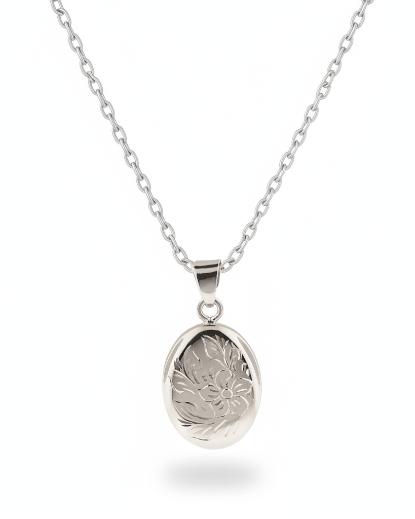 Cara Keepsakes Silver Pendant Urns 'Wildflower' Pendant Urn