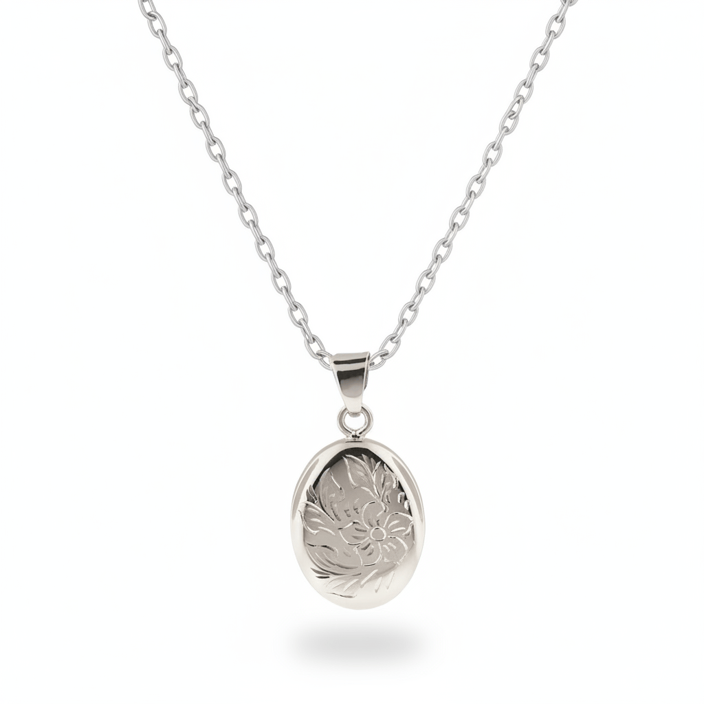 Cara Keepsakes Silver Pendant Urns 'Wildflower' Pendant Urn