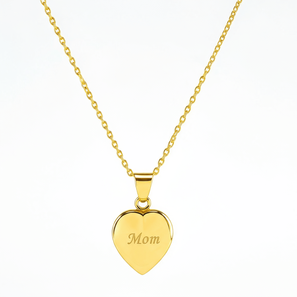 Cara Keepsakes Gold Pendant Urns Small Gold Heart Pendant Urn (10K)