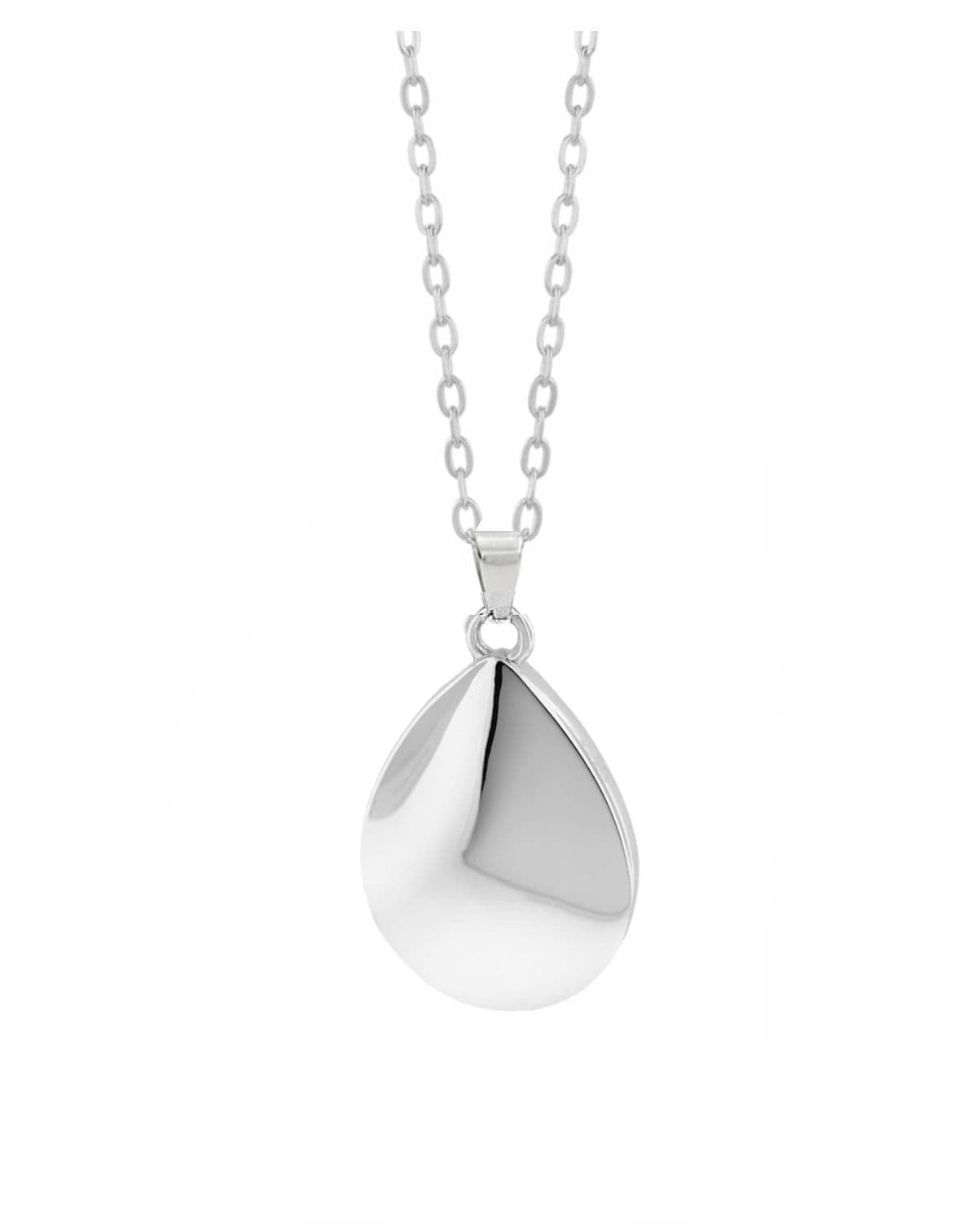 Cara Keepsakes Silver Pendant Urns Silver Teardrop Pendant Urn