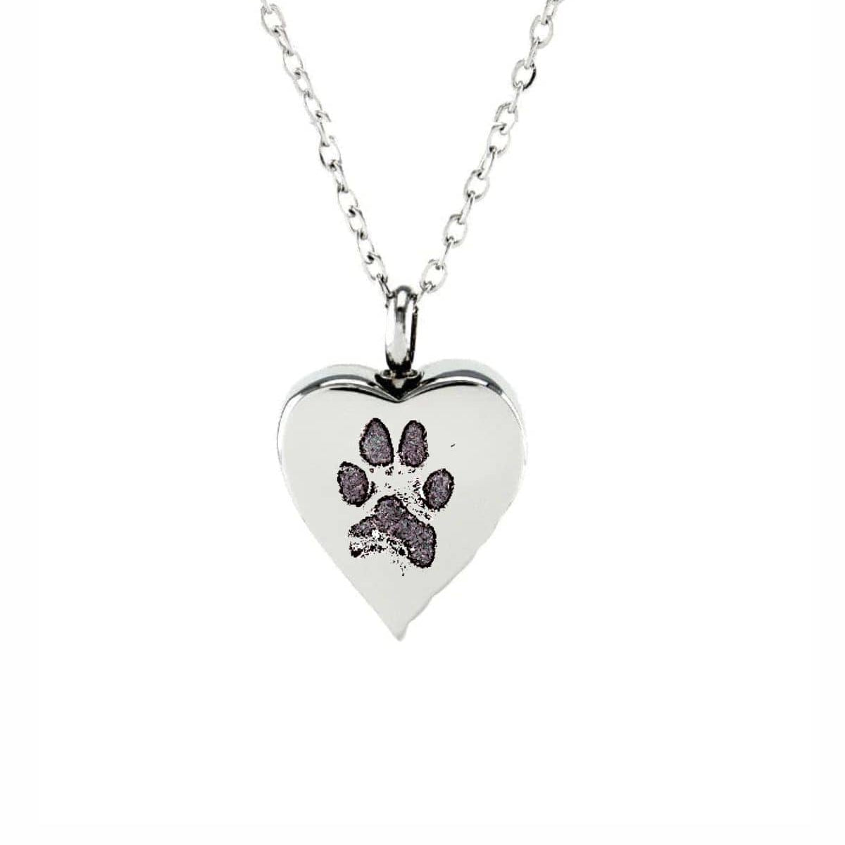 Cara Keepsakes Stainless Steel Stainless Steel Angel Wing Urn with Paw Prints