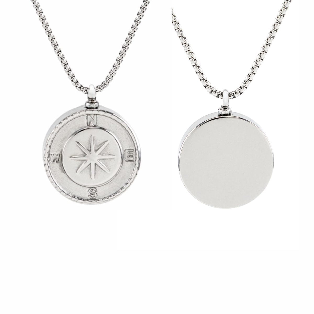 Cara Keepsakes Stainless Steel Large Large Stainless Steel Compass Urn