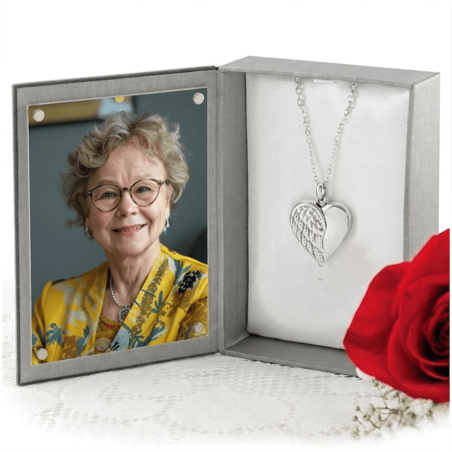 Cara Keepsakes Stainless Steel Stainless Steel Angel Wing Urn