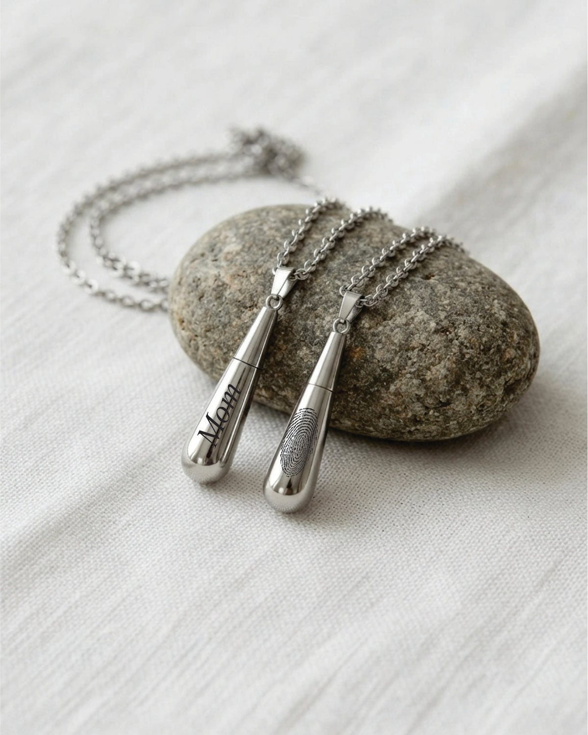 Cara Keepsakes Stainless Steel Stainless Steel Raindrop Urn