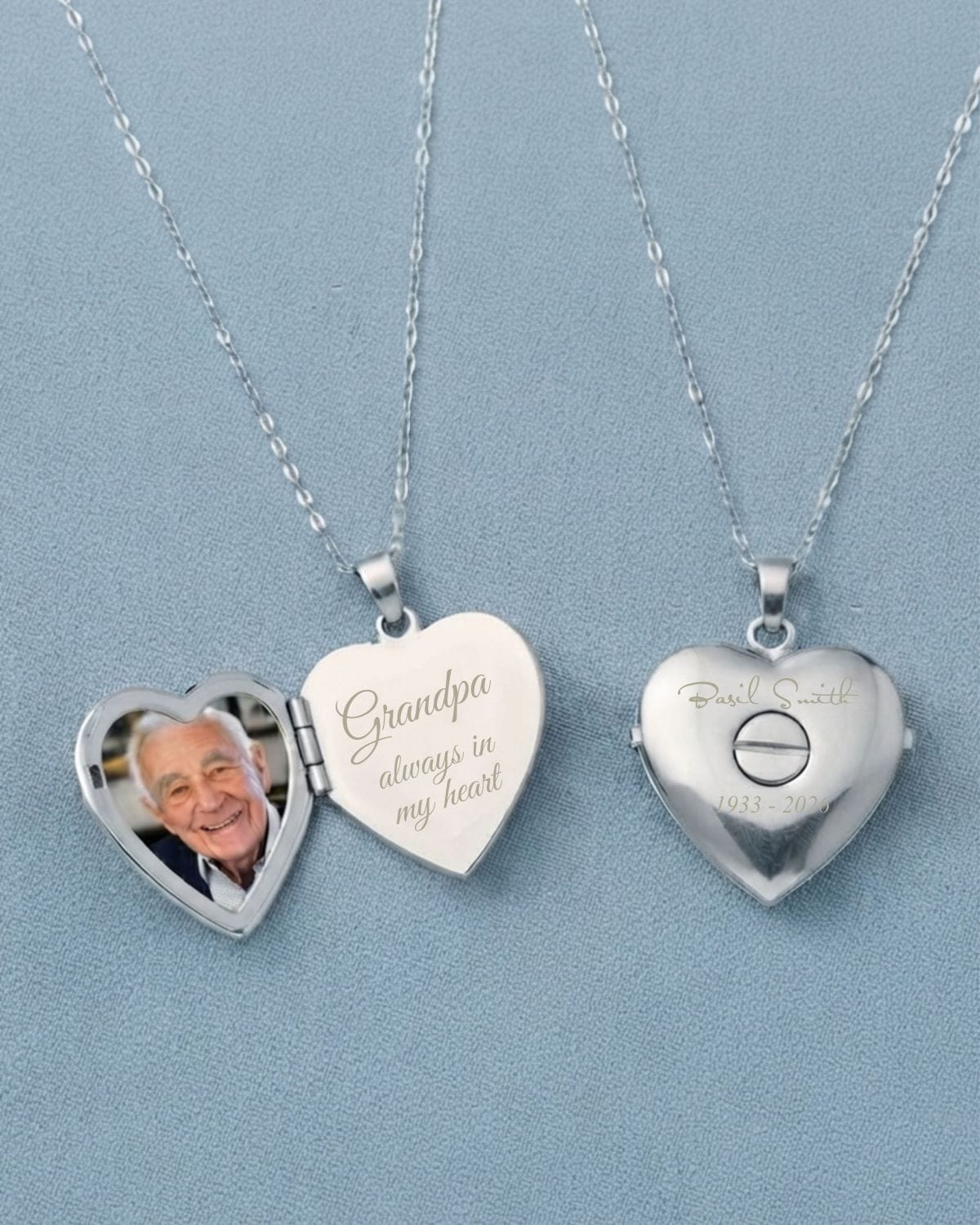 Cara Keepsakes Gold Locket Urns White Gold 'Forget Me Not' Locket Urn (14K)